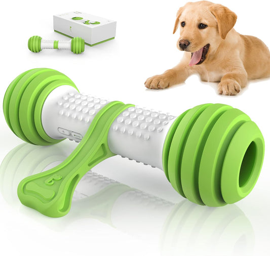 Interactive Dog Toy for Medium & Large Dogs, Motion Activated Automatic Moving Dog Bone, USB Rechargeable Electronic Dog Toy for Boredom, Exercise & Mental Stimulation, Green