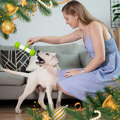 Interactive Dog Toy for Medium & Large Dogs, Motion Activated Automatic Moving Dog Bone, USB Rechargeable Electronic Dog Toy for Boredom, Exercise & Mental Stimulation, Green